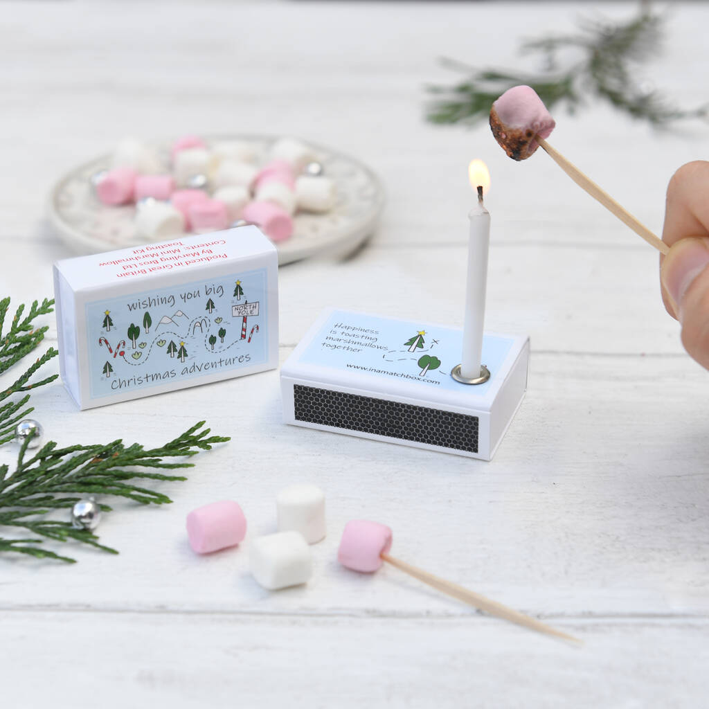 Christmas Mini Marshmallow Toasting Kit