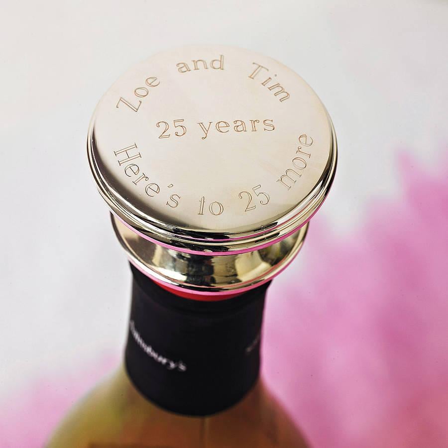 Personalised Wine Bottle Stopper