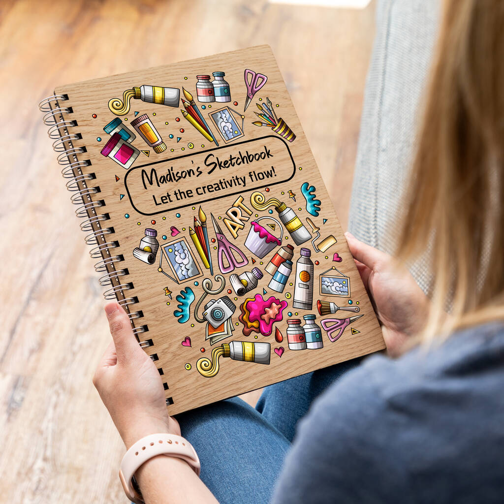 Personalised Artist Sketchbook