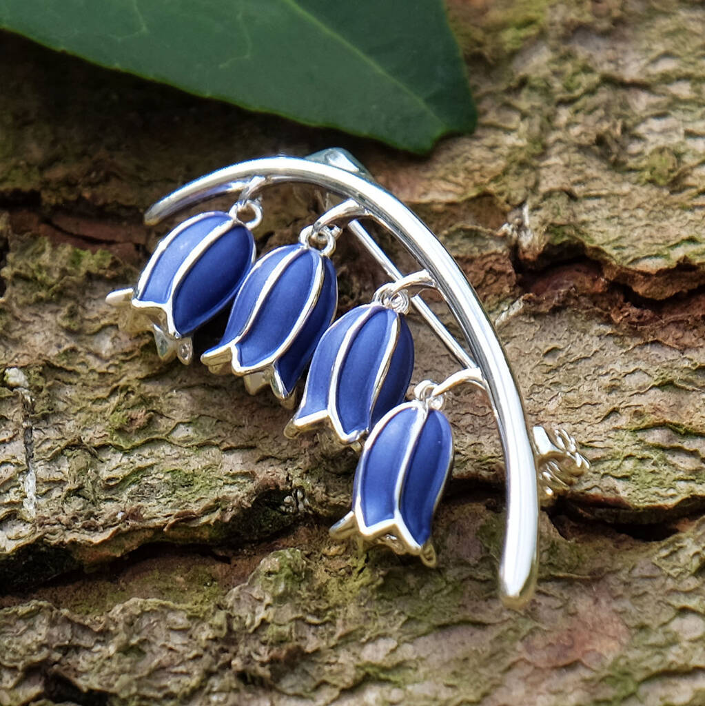 Bluebell Flower Brooch
