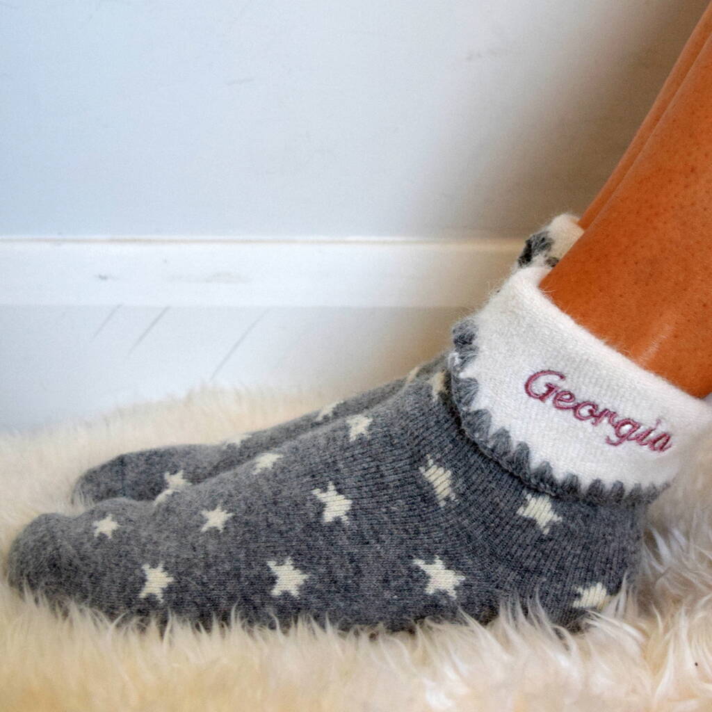 Personalised Super Soft Cosy Socks